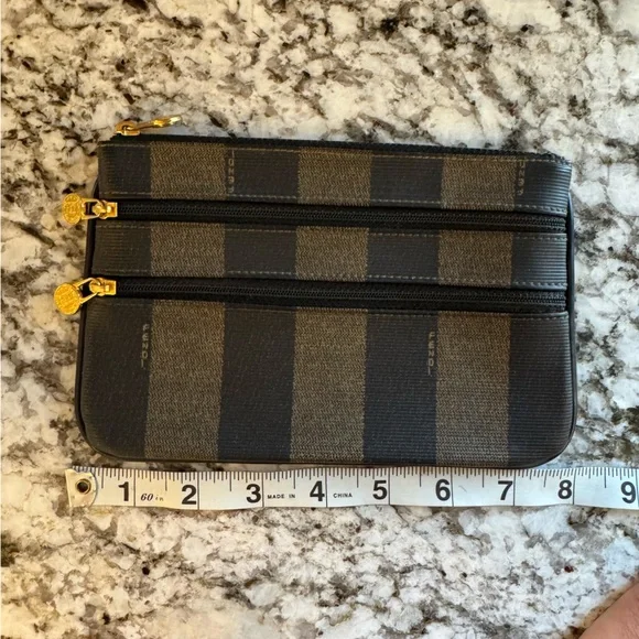 Fendi Pequin Bag Clutch Pouch - Picture 3 of 12